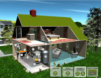 Animation sur le fonctionnement de la chaudière à granulés