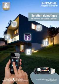 Brochure de la domotique Somfy Hitachi