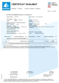 Téléchargez notre certificat RGE 2021-2022 Qualibat Les Pros de la performance énergétique