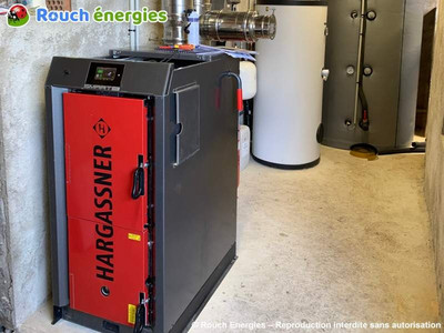 Chaudière bois Hargassner près du Mas d'Azil