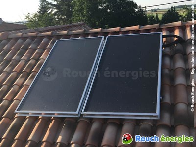 Chauffe-eau solaire à St Félix de Rieutord, près de Varilhes