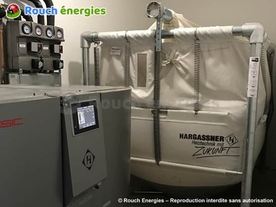 Chaudière à granulés 40 kW Hargassner à Verniolle, en Ariège
