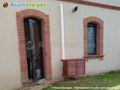 Clim réversible avec Decoclim dans un hôtel de Mazères (09)