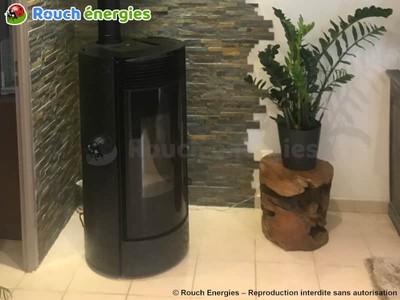 Poêle à granulés CMG Borea Han-2 installé à Varilhes, Ariège