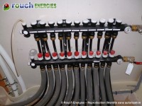 Collecteur de plancher chauffant réalisé près de Mazères (Ariège)